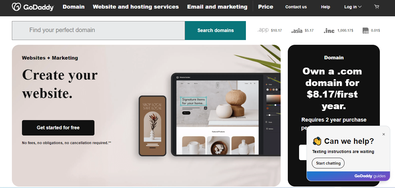 GoDaddy User-Friendly Interface Features